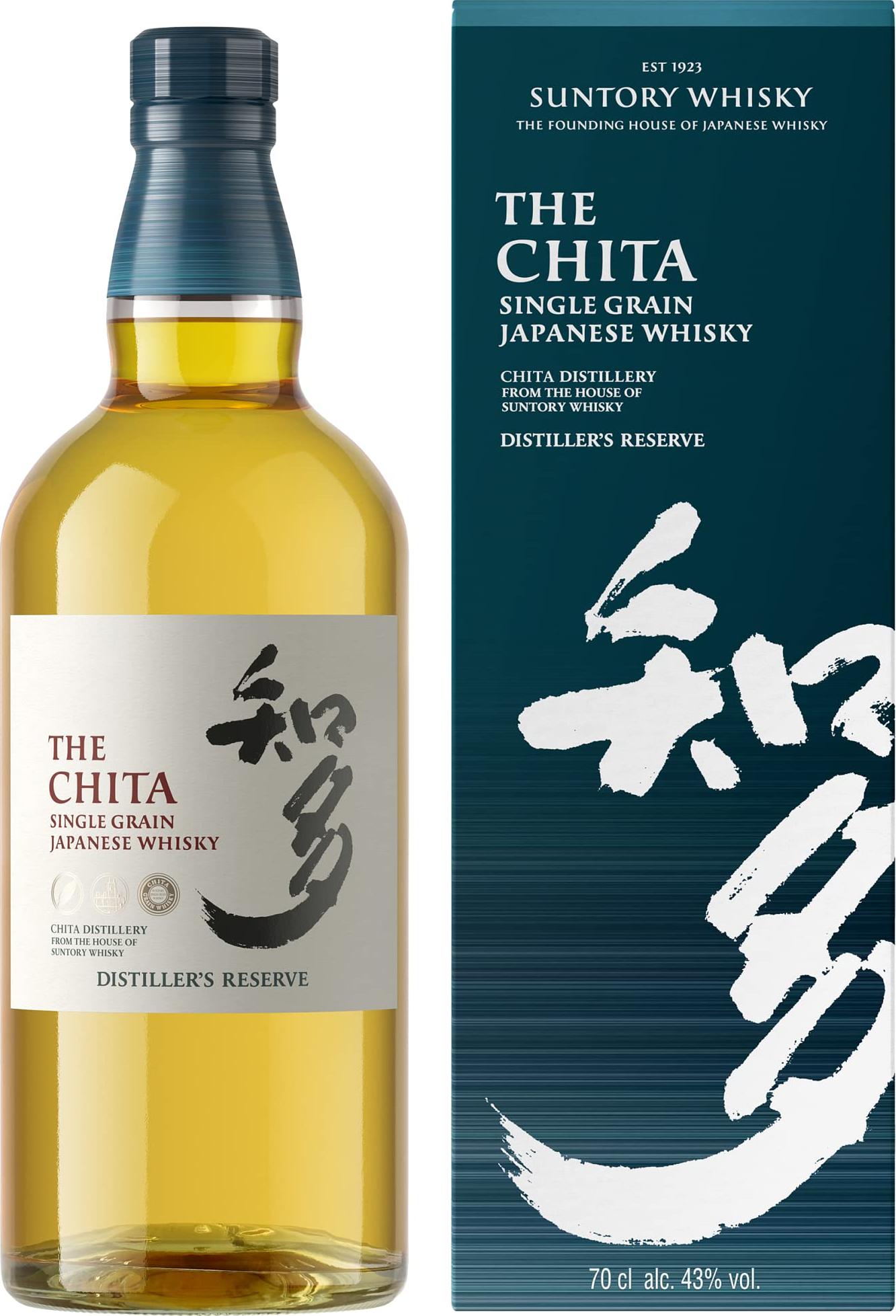 Suntory CHITA Single Grain Japanese Whisky 43% Vol. 0,7l in Giftbox