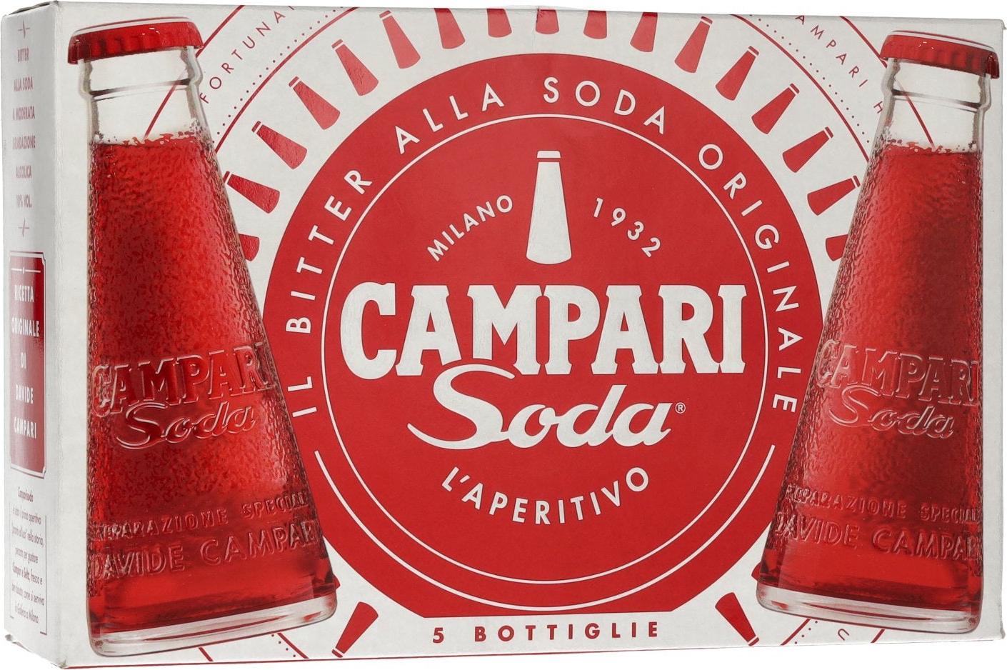 Campari Soda 10% Vol. 5x0,098l