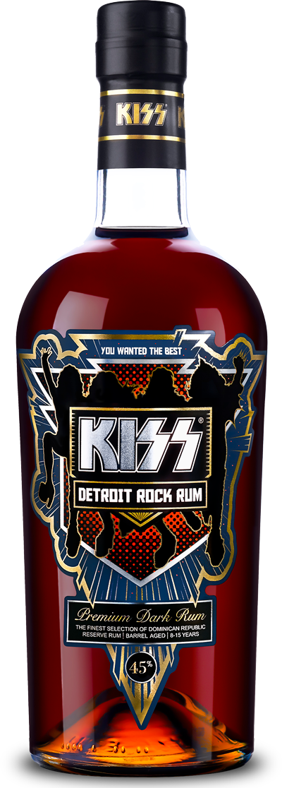 Kiss Detroit Rock Rum 45% Vol. 0,7l