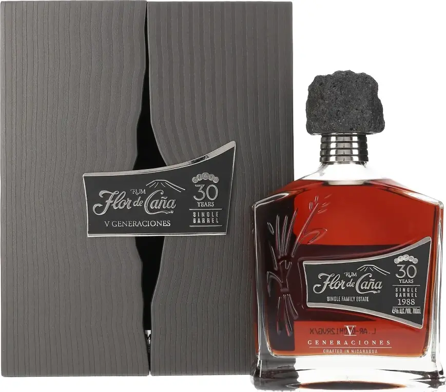 Flor de Caña 30 Year Old V Generaciones Single Barrel 1988 45% Vol. 0,7l