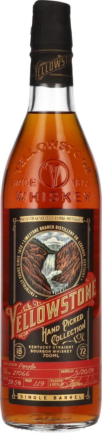 Yellowstone Hand Picked Collection Selected by Perola Bourbon Whiskey 59,5% Vol. 0,7l