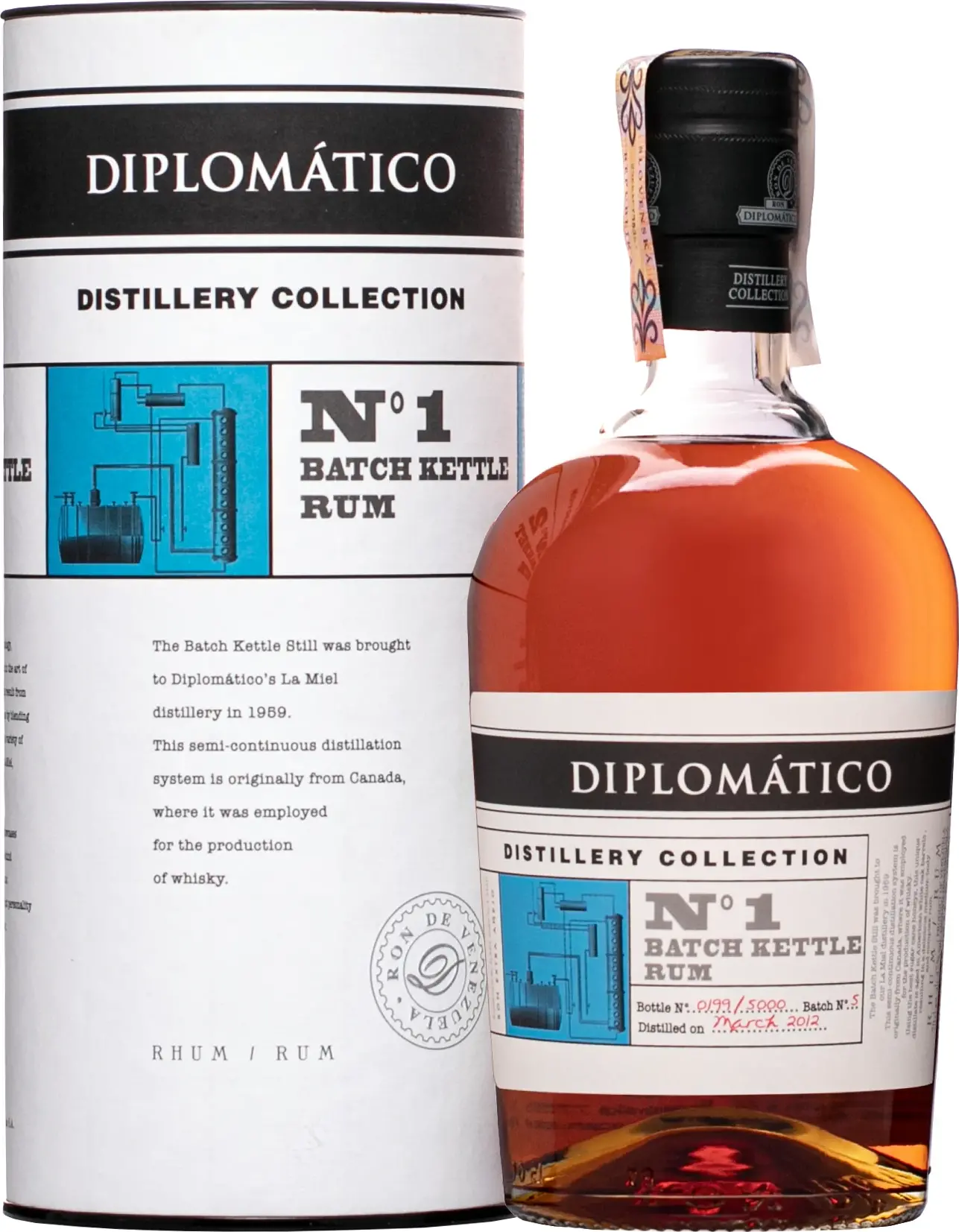 Diplomático Distillery Collection N°1 BATCH KETTLE Rum 47% Vol. 0,7l in Giftbox