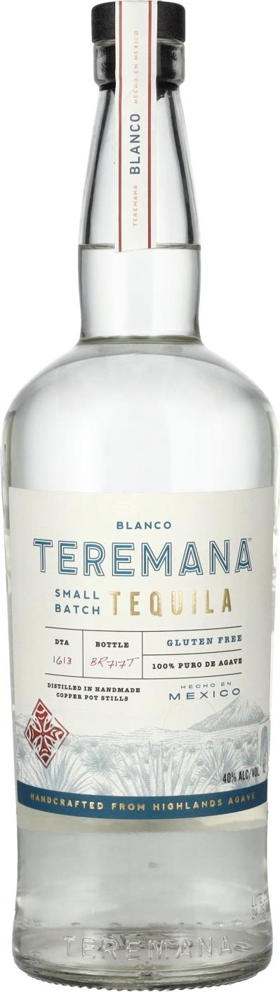 Teremana Tequila Blanco 100% Puro de Agave Small Batch 40% Vol. 1l