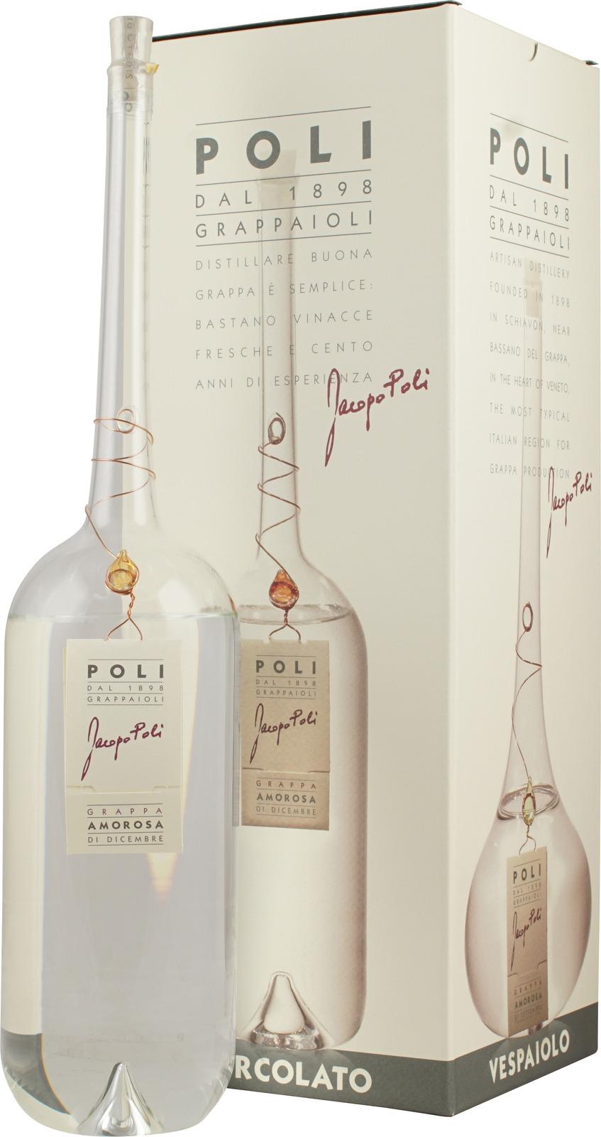 Poli Grappa AMOROSA DI DICEMBRE 40% Vol. 0,5l in Giftbox