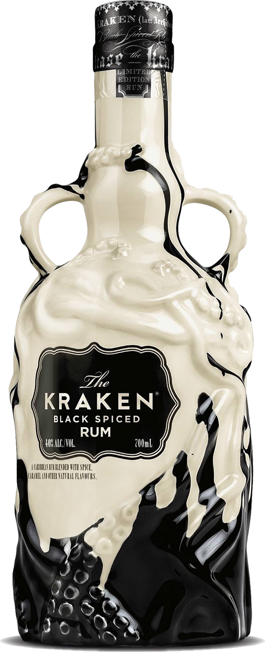The Kraken BLACK SPICED Ceramic Limited Edition 40% Vol. 0,7l
