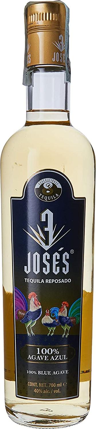 3 Josés Tequila REPOSADO 100% Agave Azul 40% Vol. 0,7l