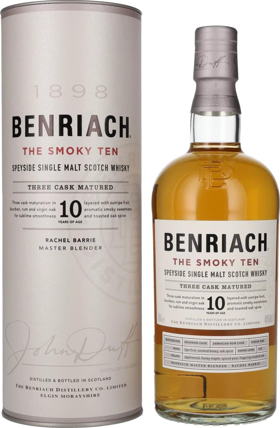 Benriach THE SMOKY TEN 46% Vol. 0,7l