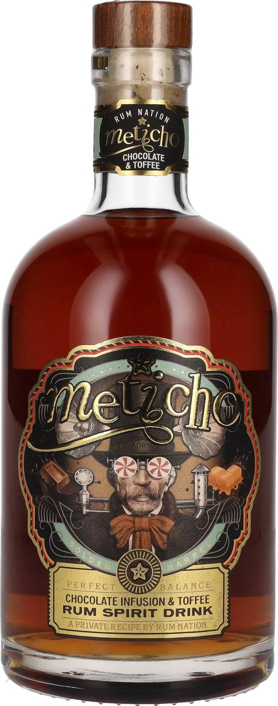 Rum Nation Meticho Chocolate Infusion & Toffee Rum 40% Vol. 0,7l