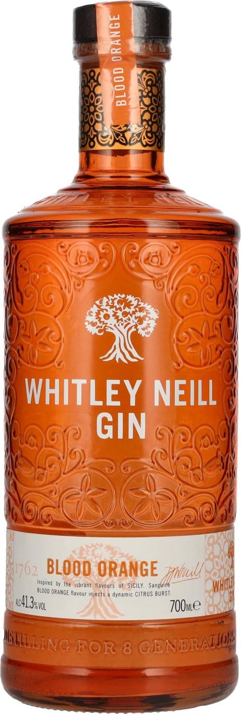 Whitley Neill BLOOD ORANGE GIN 41,3% Vol. 0,7l