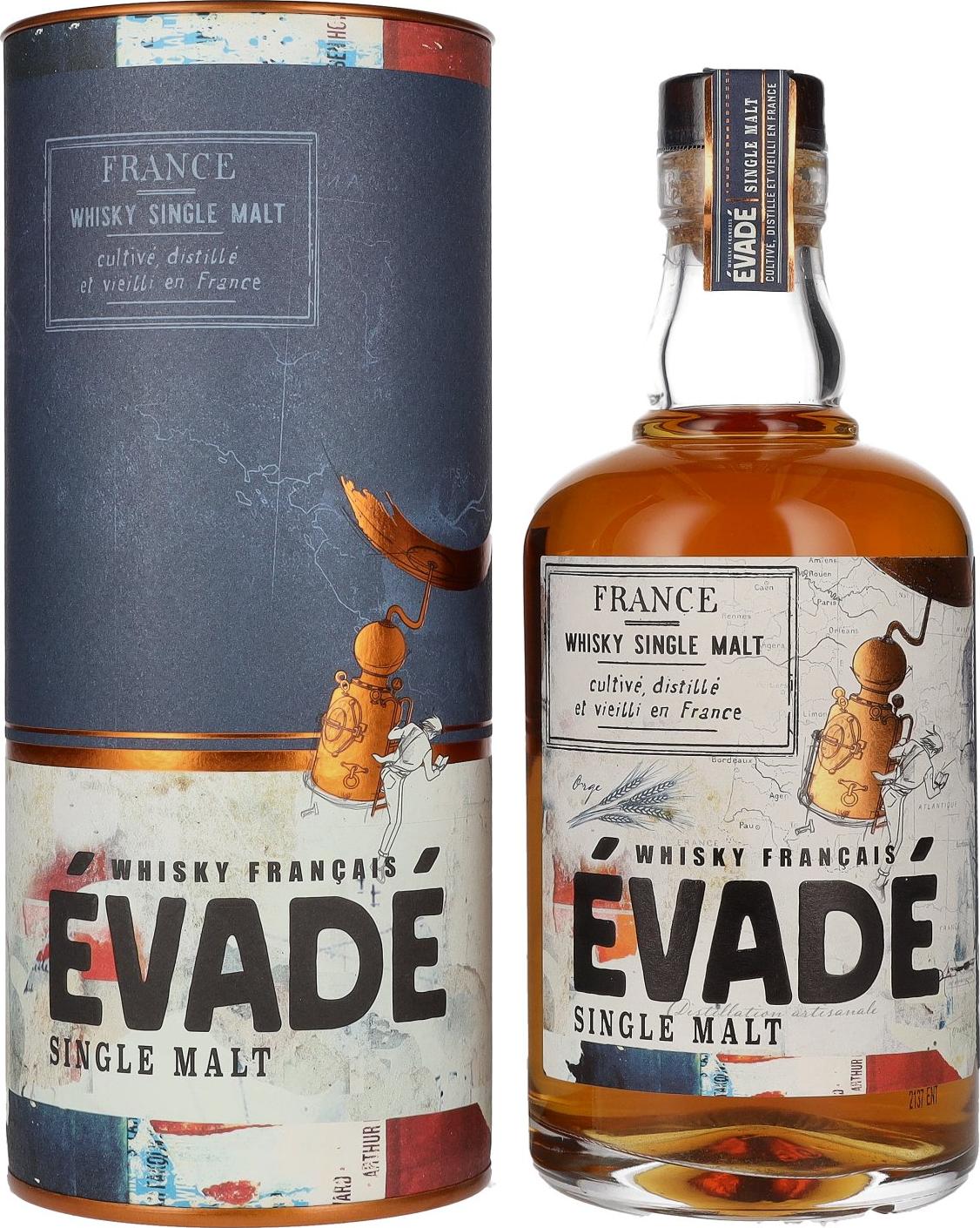 Évadé Single Malt Whisky Français 40% Vol. 0,7l in Giftbox
