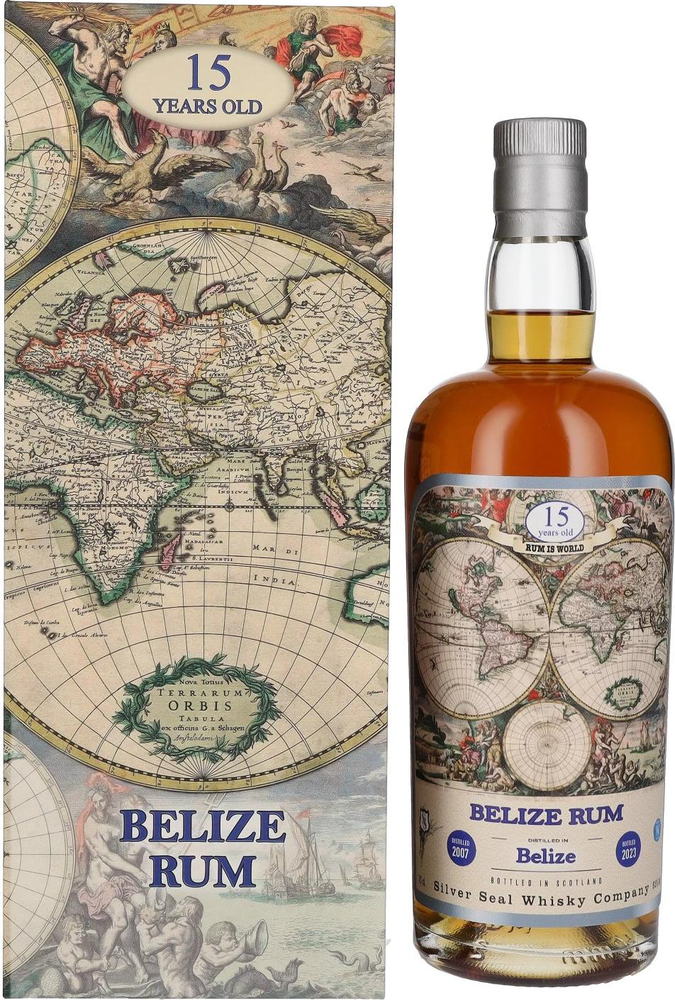 Silver Seal BELIZE Rum 15 Years Old 2007 51,5% Vol. 0,7l in Giftbox
