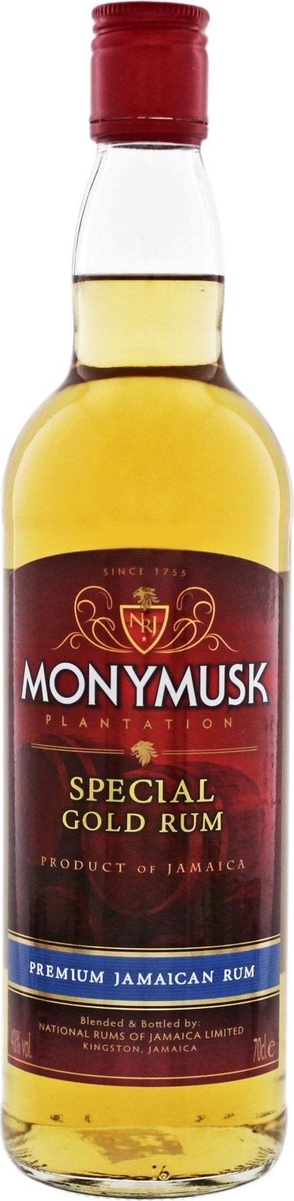 Monymusk Plantation SPECIAL GOLD Rum 40% Vol. 0,7l