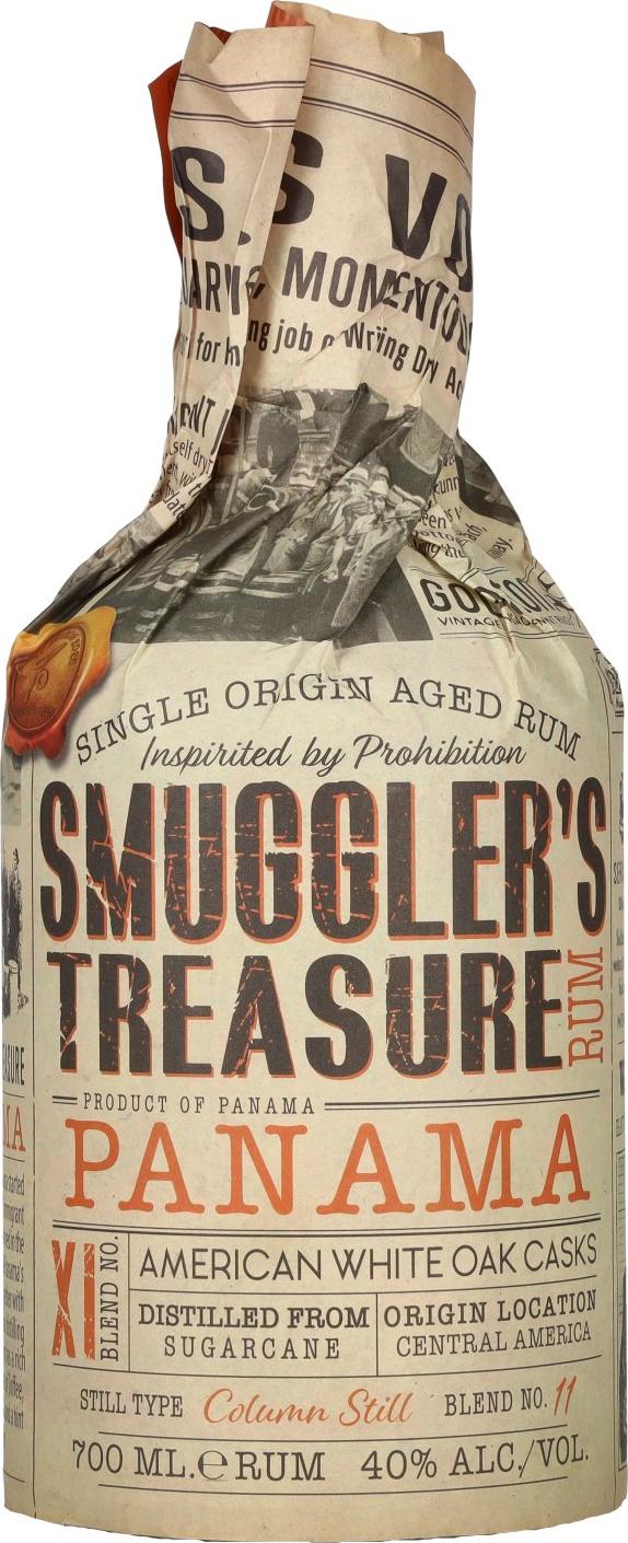 Smuggler's Treasure PANAMA Single Origin Aged Rum 40% Vol. 0,7l