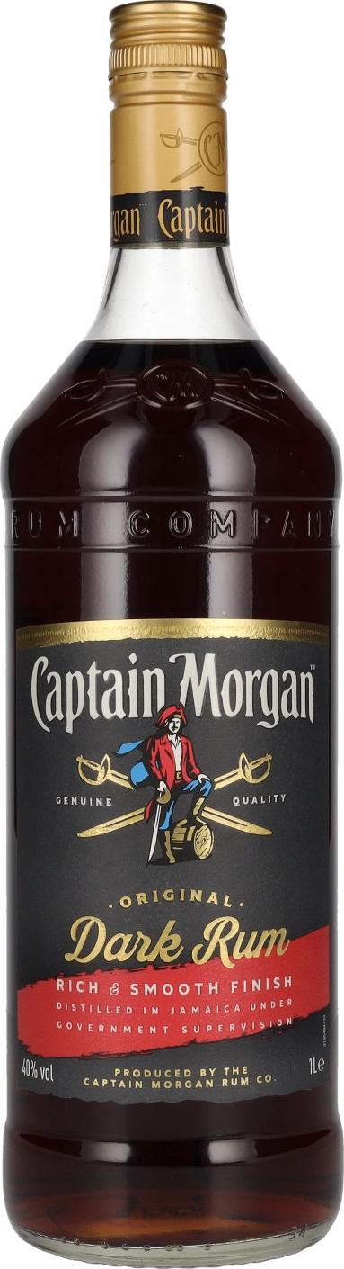 Captain Morgan DARK RUM 40% Vol. 1l