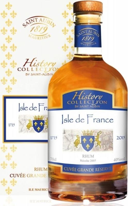 Saint Aubin Isle de France Cuvée Spéciale History Collection Rhum Royal 40% Vol. 0,7l in Giftbox
