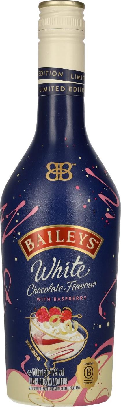 Baileys White Chocolate with Raspberry Irish Cream Liqueur Limited Edition 17% Vol. 0,5l