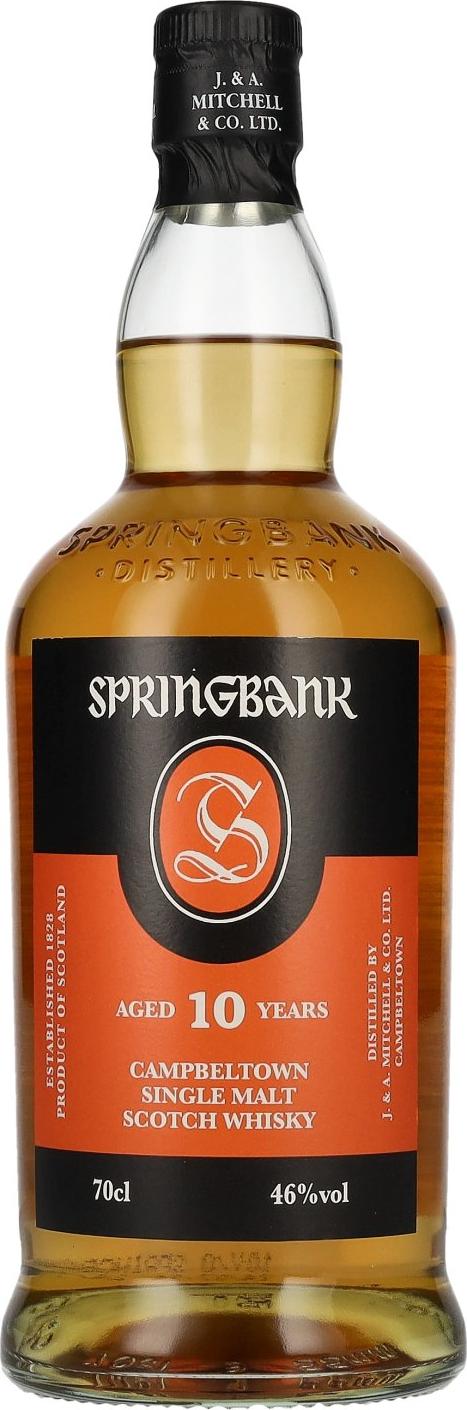 Springbank 10 Years Old Campbeltown Single Malt Scotch Whisky 46% Vol. 0,7l