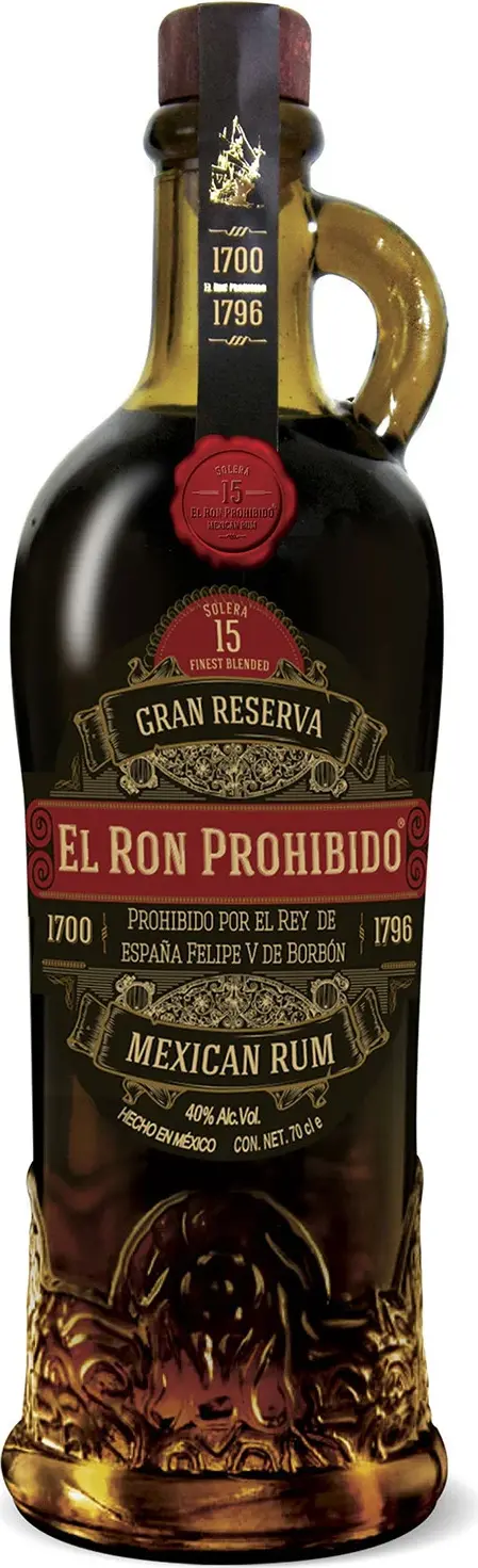 Ron Prohibido El Ron Prohibido Solera 15 Gran Reserva Finest Blended Mexican Rum 40% Vol. 0,7l