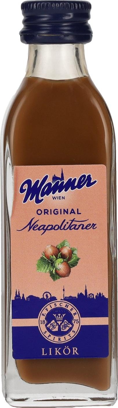 Manner Original Neapolitaner Cream Liqueur 15% Vol. 0,04l (Mini)