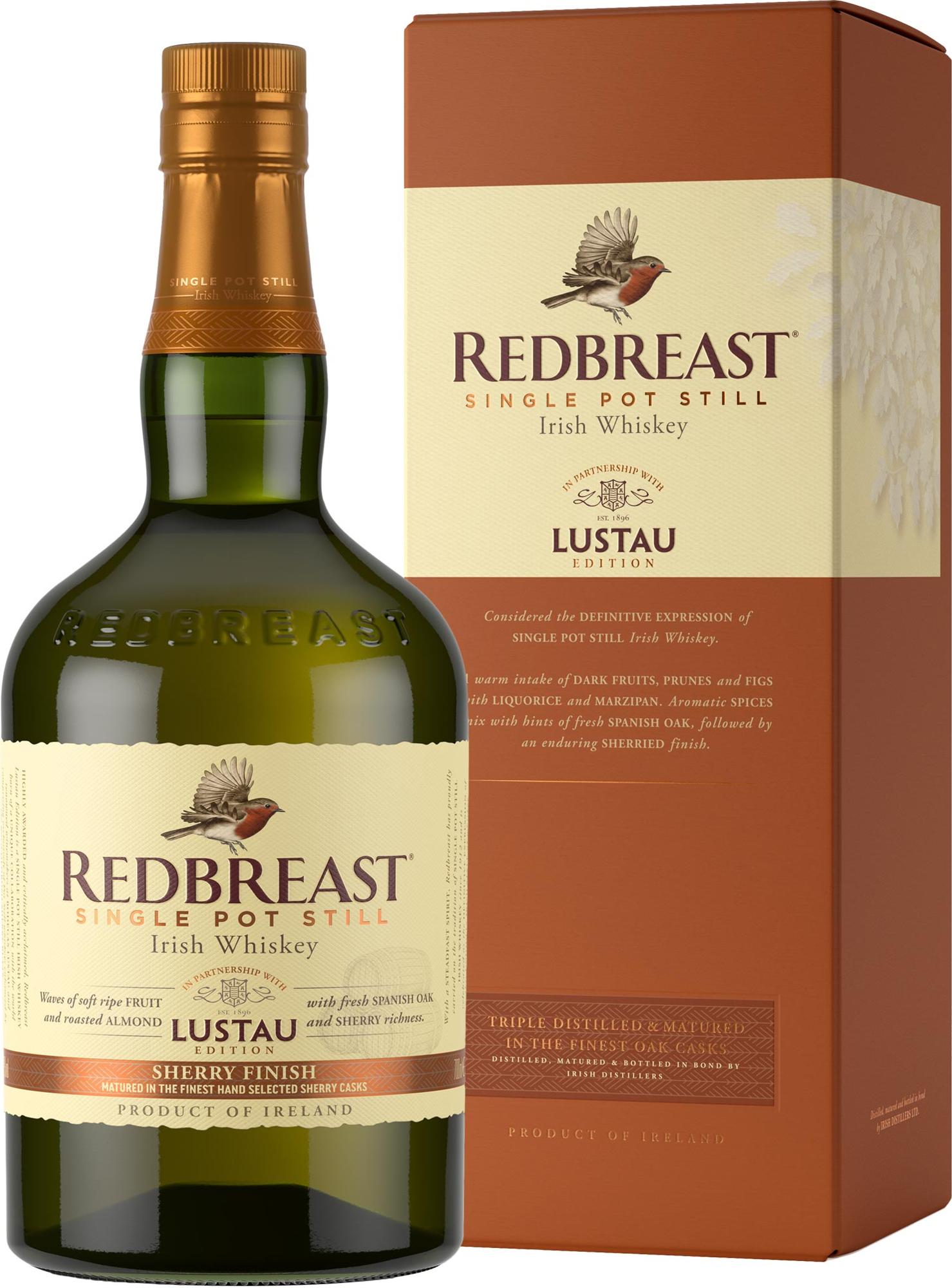 Redbreast Single Pot Still Irish Whiskey LUSTAU EDITION Sherry Finish 46% Vol. 0,7l in Giftbox
