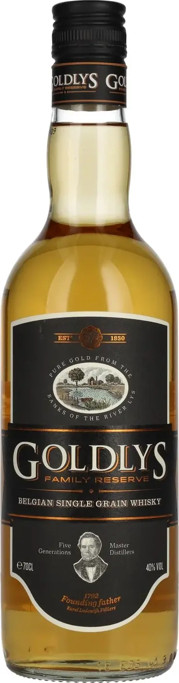 Filliers GOLDLYS Family Reserve Belgian Single Grain Whisky 40% Vol. 0,7l
