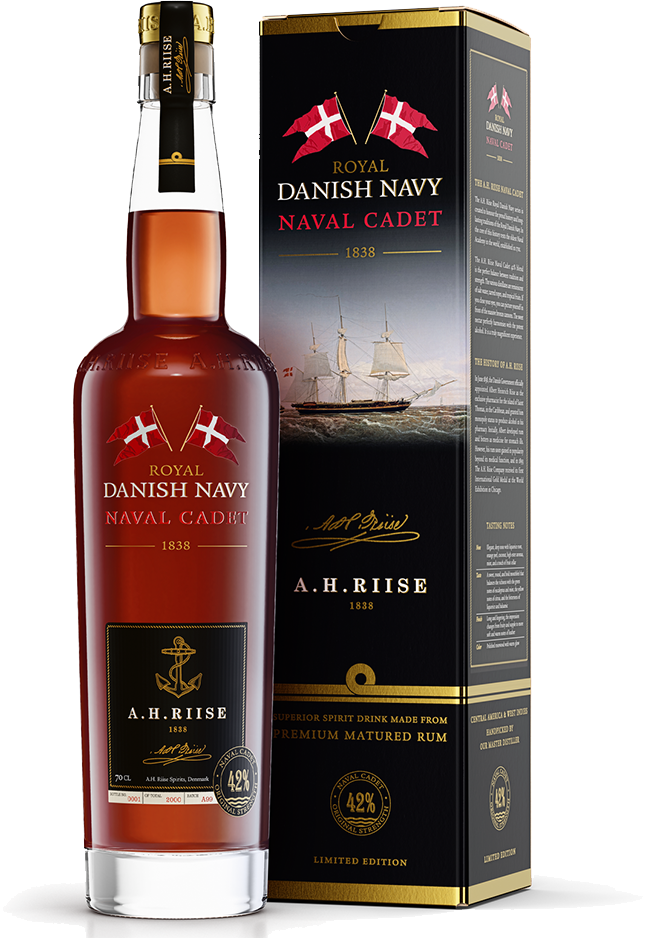 A.H. Riise / Old St. Croix Royal DANISH NAVY NAVAL CADET 42% Vol. 0,7l