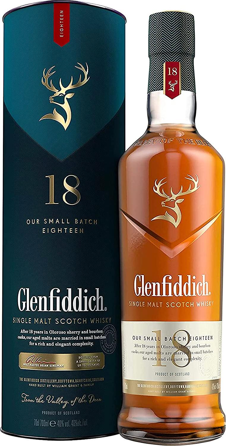 Glenfiddich 18 Year Old OUR SMALL BATCH 40% Vol. 0,7l