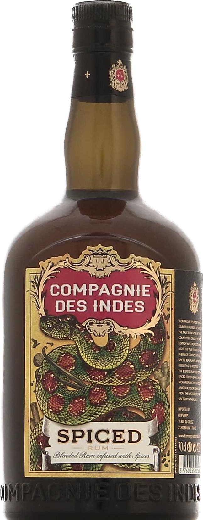 Compagnie des Indes Spiced Rum 40% Vol. 0,7l