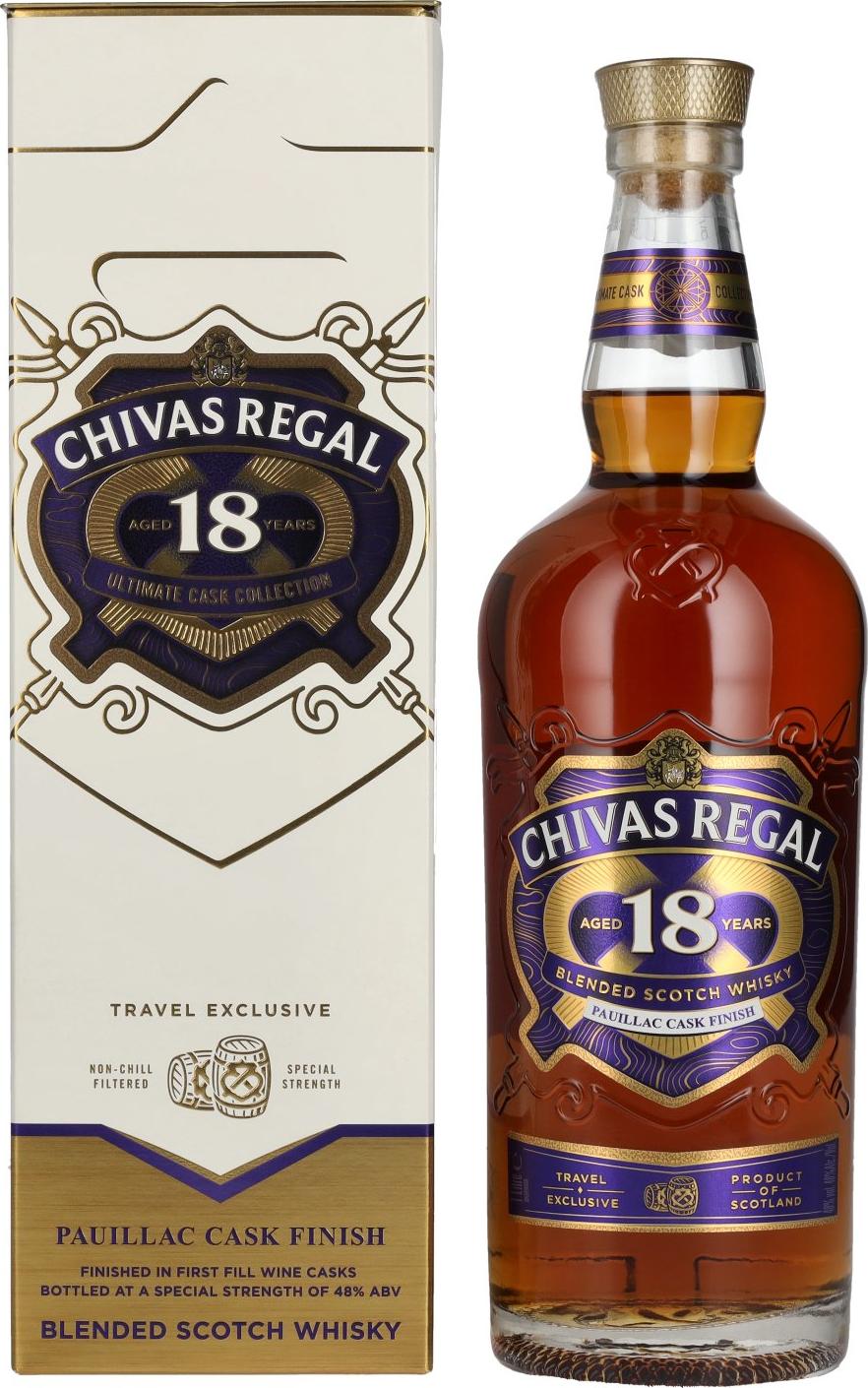 Chivas Regal 18 Years Old ULTIMATE CASK COLLECTION Pauillac Cask Finish 48% Vol. 1l in Giftbox