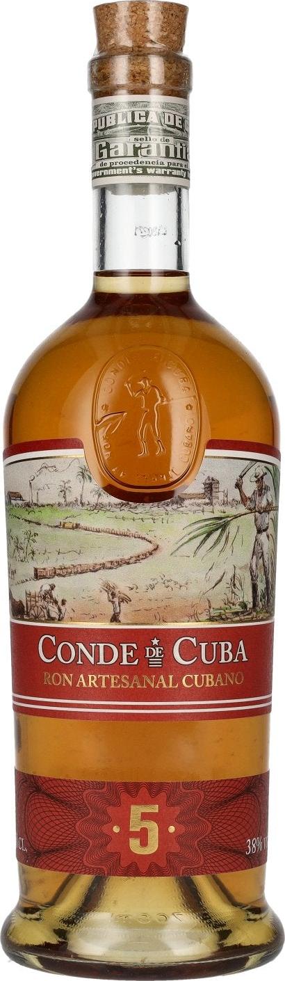 Conde de Cuba 5 AÑOS Ron Artesanal Cubano 38% Vol. 0,7l