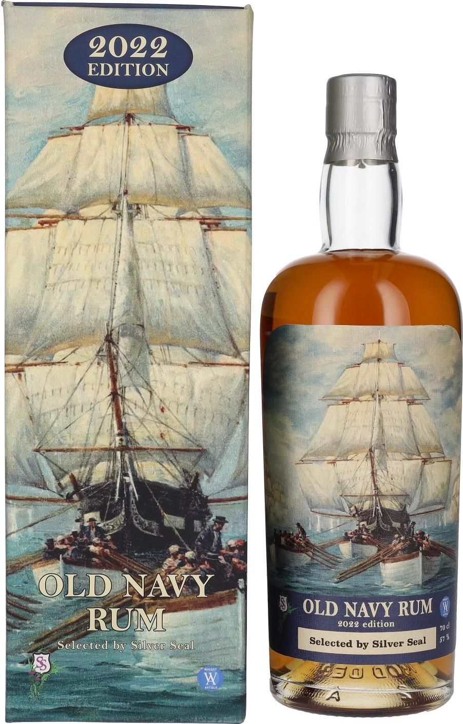 Silver Seal Old Navy Rum Edition 2022 57% Vol. 0,7l in Giftbox