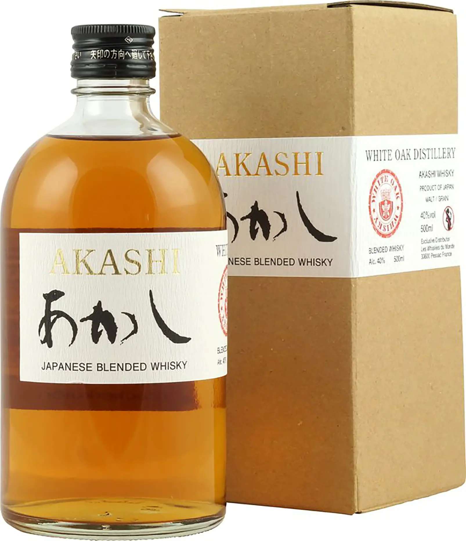 Akashi White Oak Blended Whisky 40% Vol. 0,5l