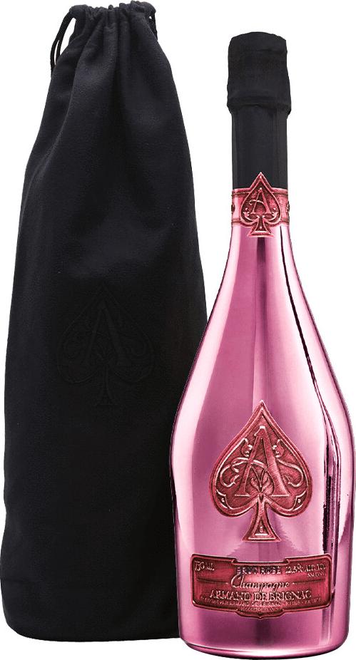 Armand de Brignac ROSÉ Brut Champagne 12,5% Vol. 0,75l in Velvet Bag