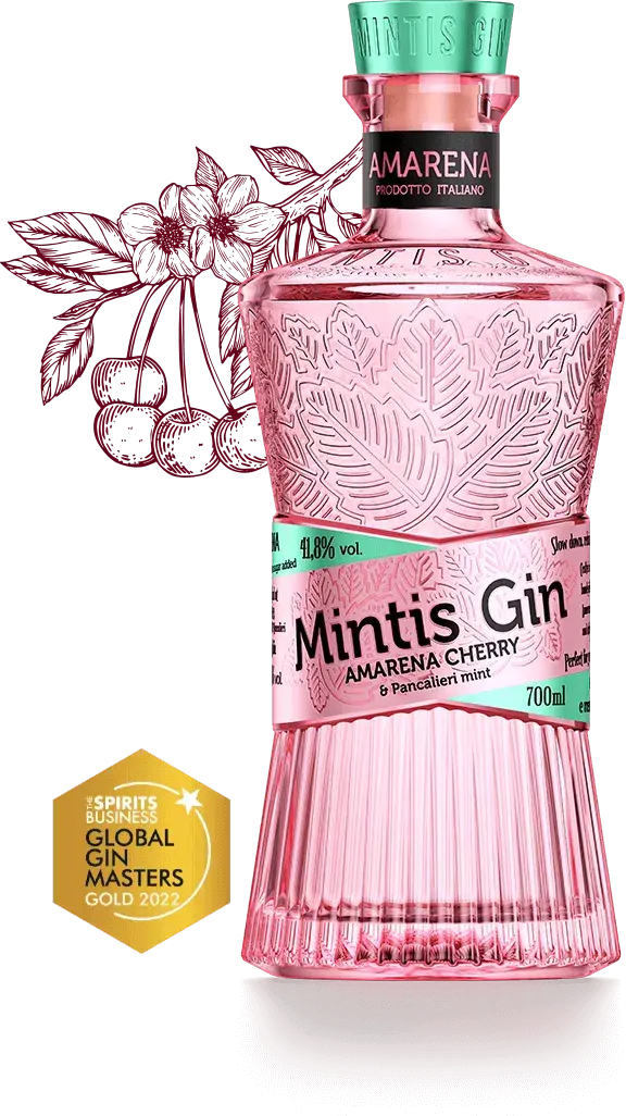 Mintis AMARENA CHERRY Gin 41,8% Vol. 0,7l