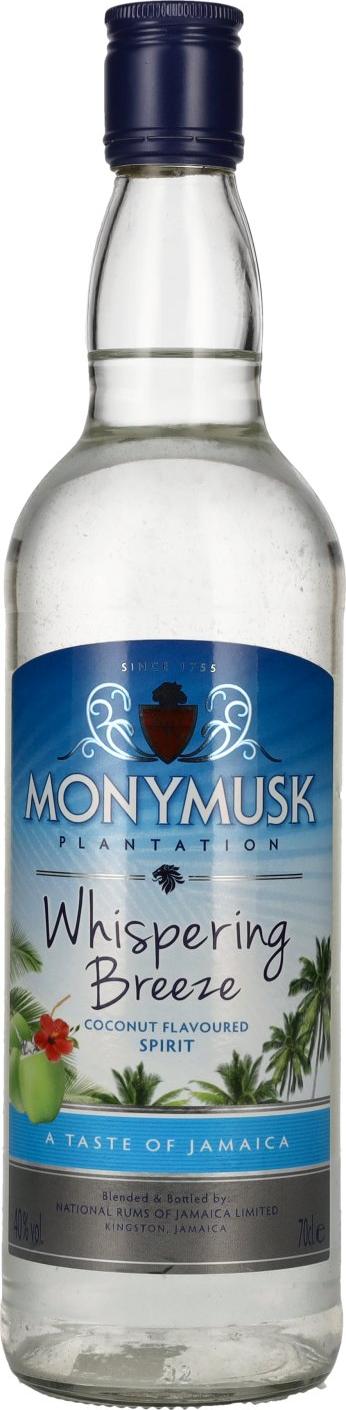 Monymusk Plantation WHISPERING BREEZE COCONUT Flavoured Spirit 40% Vol. 0,7l