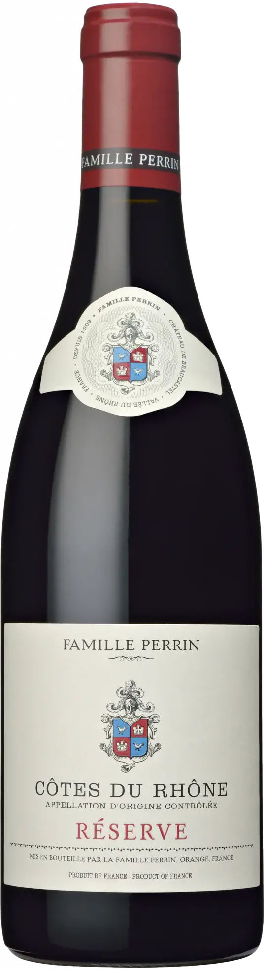 Famille Perrin RÉSERVE CÔTES-DU-RHÔNE ROUGE 2020 14% Vol. 0,75l