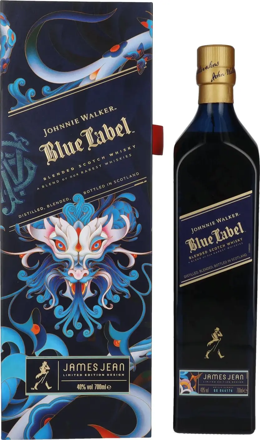 Johnnie Walker Blue Label YEAR OF THE WOOD DRAGON 2024 40% Vol. 0,7l in Giftbox