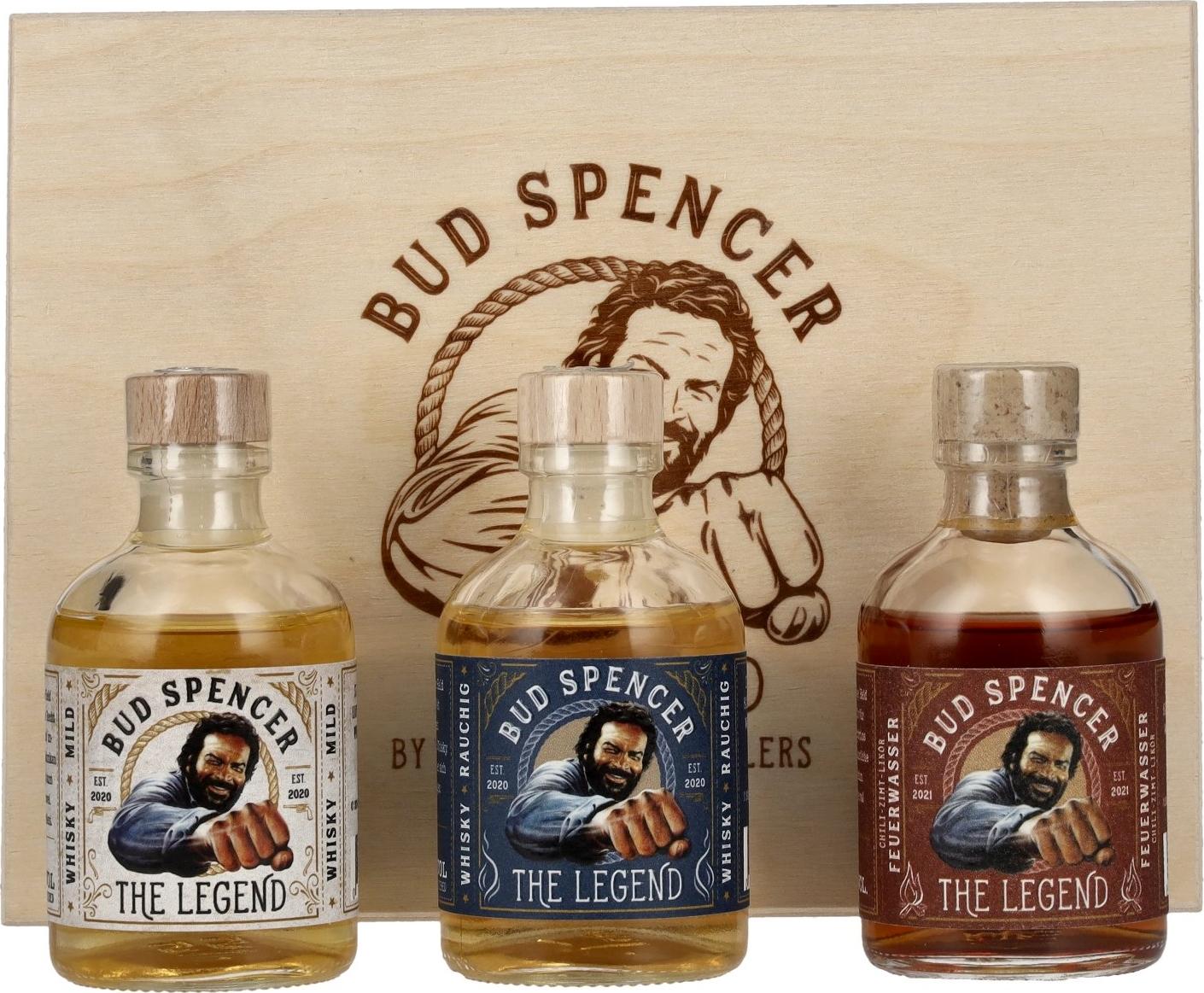 St. Kilian Bud Spencer THE LEGEND Miniset 3x0,05l in Woodenbox
