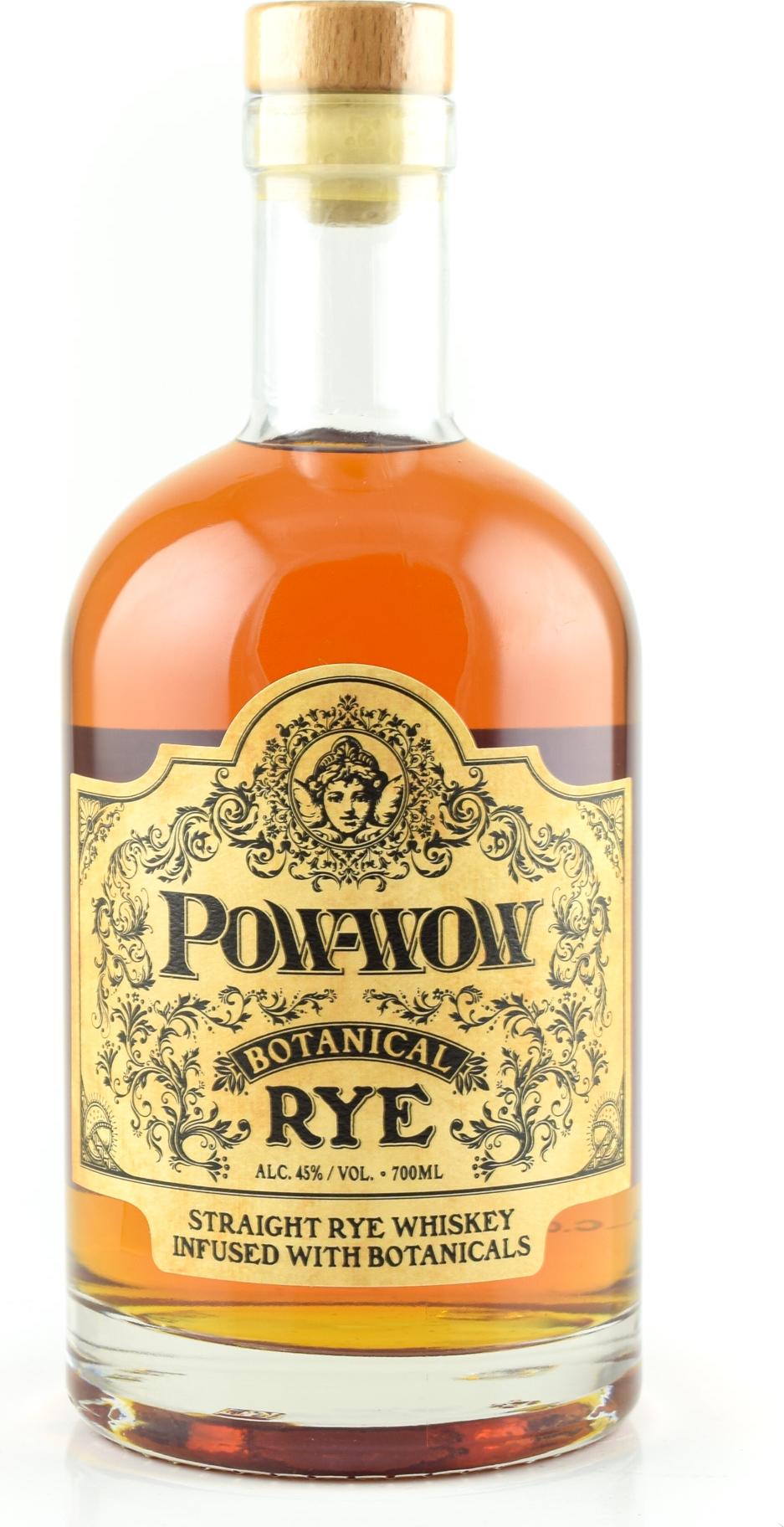 Pow-wow Botanical RYE Straight Rye Whiskey 45% Vol. 0,7l