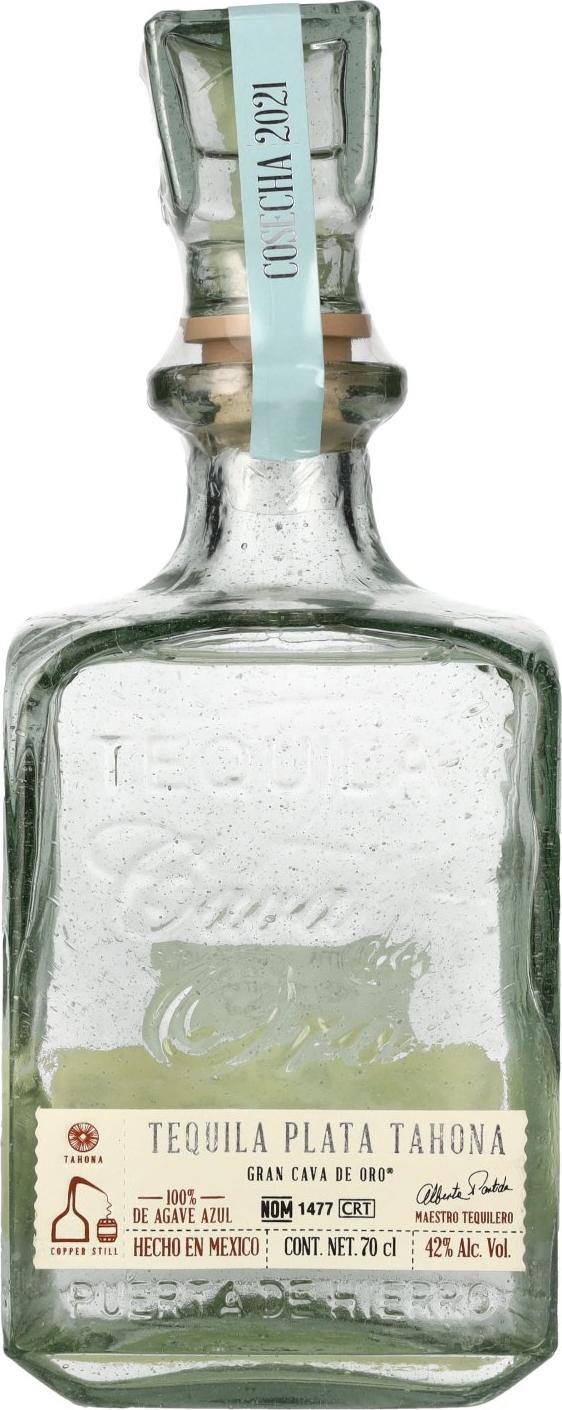 Cava de Oro Tequila PLATA TAHONA 100% de Agave Azul 42% Vol. 0,7l
