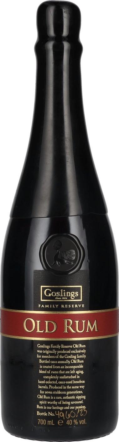 Goslings Family Reserve Old Rum 40% Vol. 0,7l