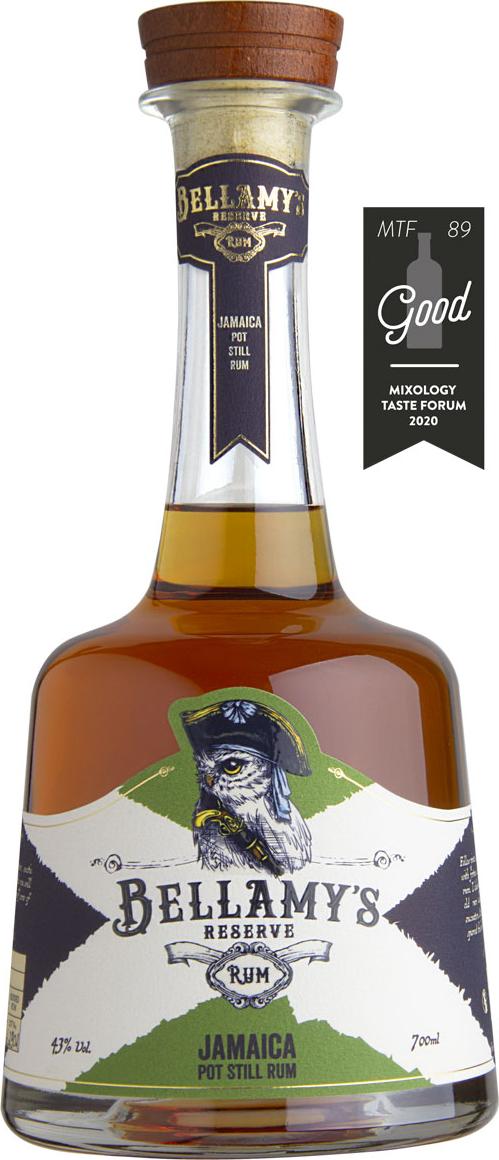 Bellamy's JAMAICA Pot Still Reserve Rum 43% Vol. 0,7l
