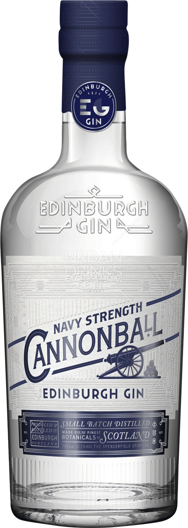 Edinburgh Gin CANNONBALL Navy Strength 57,2% Vol. 0,7l