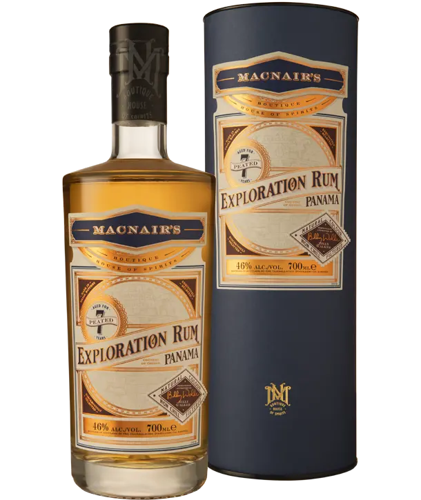 MacNair's EXPLORATION RUM PANAMA 7 YEAR OLD PEATED 46% Vol. 0,7l