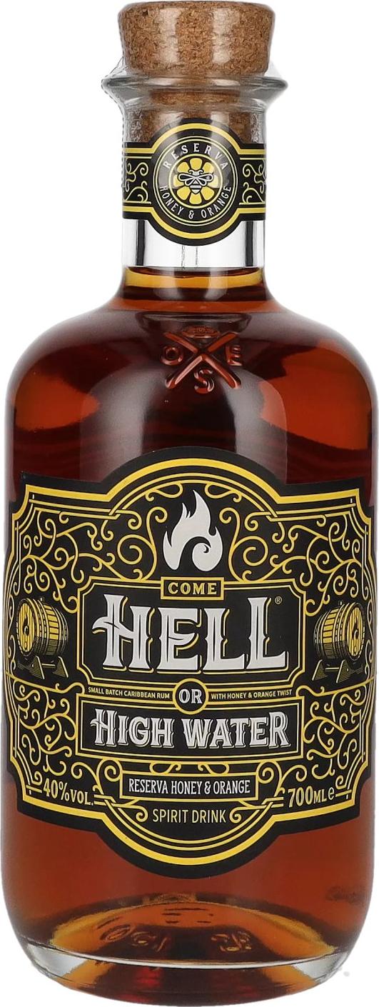 Come Hell or High Water RESERVA Honey & Orange Rum 40% Vol. 0,7l