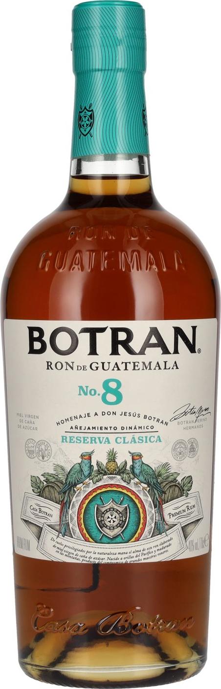 Botran No. 8 Reserva Clásica 40% Vol. 0,7l