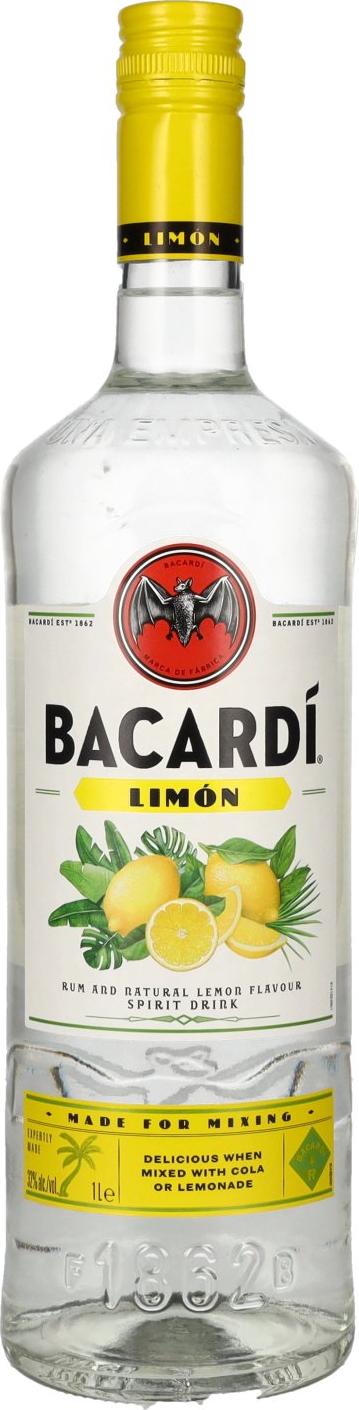 Bacardi LIMÓN Rum With Natural Flavors 32% Vol. 1l