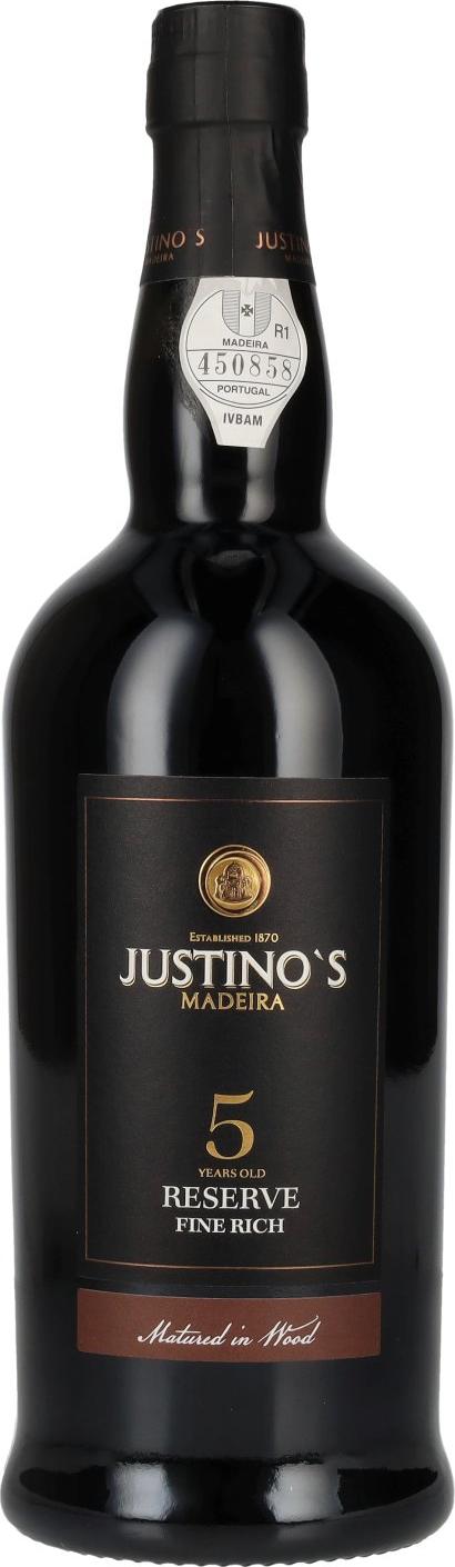 Justino's Madeira 5 Years Old RESERVE Fine Rich 19% Vol. 0,75l