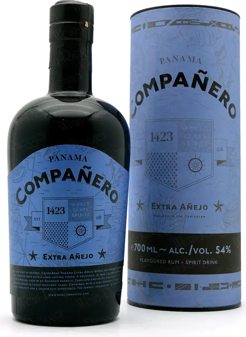 Compañero PANAMA Extra Añejo 54% Vol. 0,7l in Giftbox