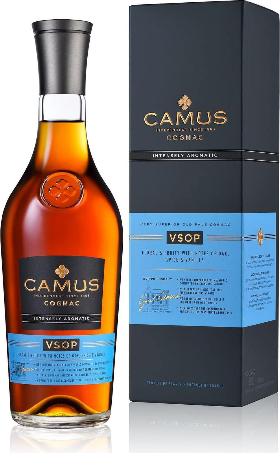 CAMUS VSOP Intensely Aromatic Cognac 40% Vol. 0,7l in Giftbox